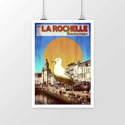 Affiche déco Grosse MouetteMabe Création