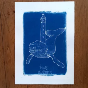 Cyanotype Phare des Baleines